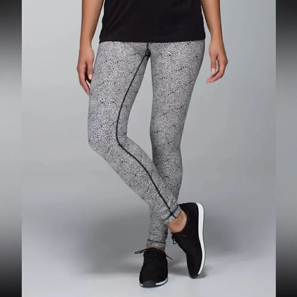 Lululemon Wunder Under Plush Petal Deep Coal Ghost Legging 6